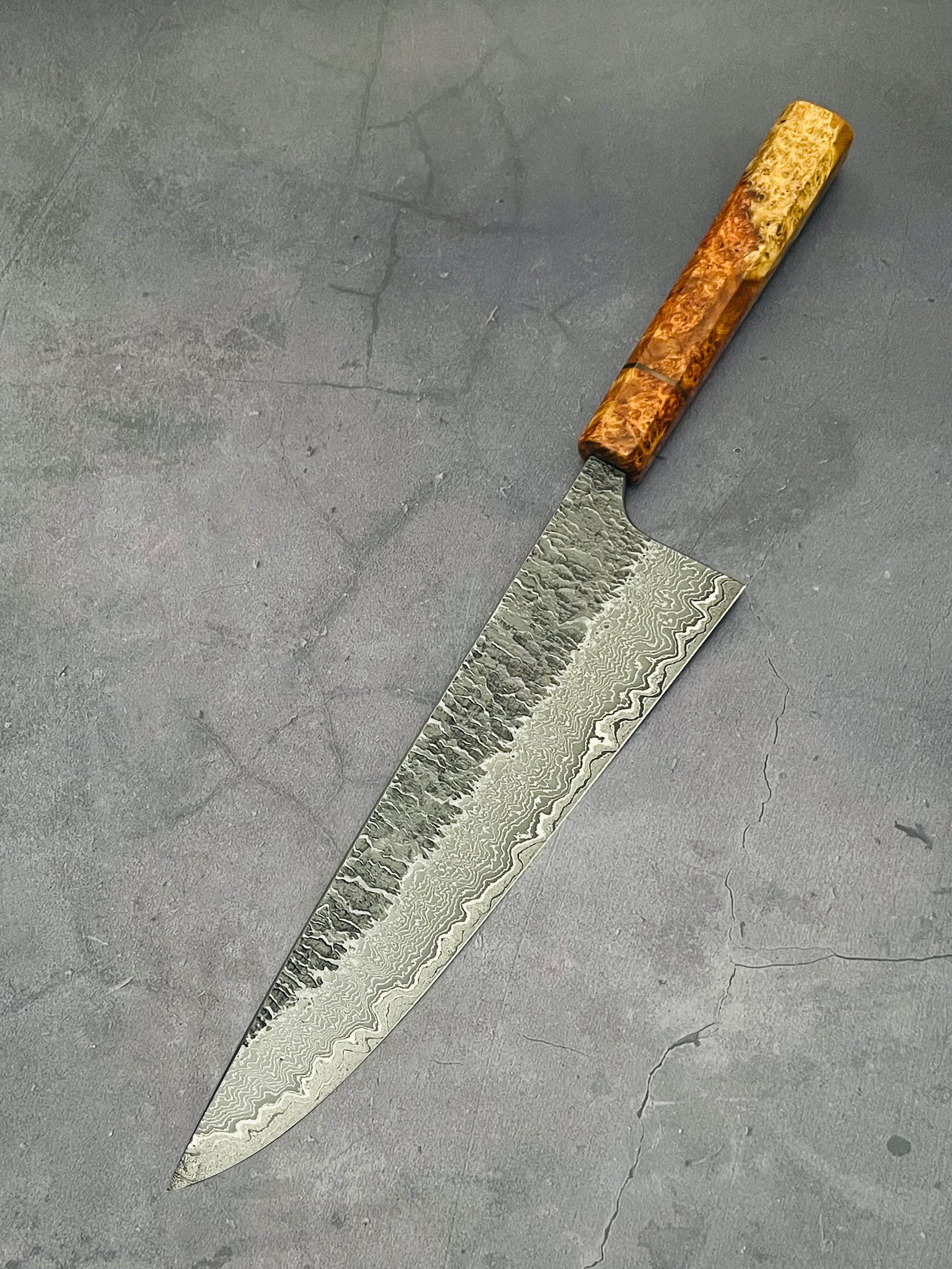 8.25” Double Damascus Chef